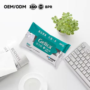 Lingettes désinfectantes professionnelles non tissées à 1 % de peroxyde d'hydrogène, antibactériennes, de qualité médicale - Product Image 1