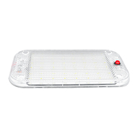 Plafonnier LED intérieur haute luminosité DC12-100V pour voiture/camion/camping-car/fourgon - Boîtier transparent, écologique, longue durée de vie