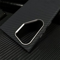 Étui de téléphone magnétique en fibre de carbone pour Samsung S25 Ultra, coque de protection PC lumineuse pour Galaxy S24 S23