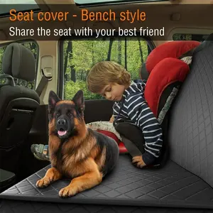 New Styles Universal Waterproof Dog Hammock Pet Backseat Cover Dog Car Seat Cover