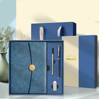 2024 nouvelle entreprise Promotion cadeau ensemble 4 couleurs brodé cahier stylo U disque pour assurance automobile noël saint valentin