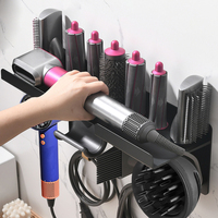 Support mural pour sèche-cheveux et styler, compatible avec Dyson Airwrap Supersonic Nural