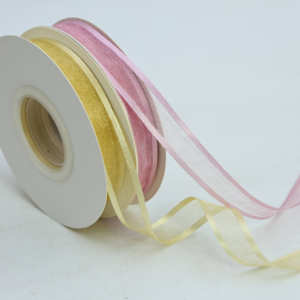 웨딩 케이크 꽃 메쉬 리본-선물 포장, 공장 공급 및 OEM 서비스를 위한 맞춤형 인쇄 얇은 명주 그물 리본 - Product Image 4