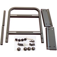 Support de simulateur de course pliable avec support arrière pour siège pour G27 G29 T300, compatible avec les volants de jeu de course PC PS4
