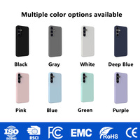 Étui de téléphone en silicone liquide anti-empreintes digitales, finition mate antidérapante Laudtec pour Samsung Galaxy S24 Plus, anti-rayures