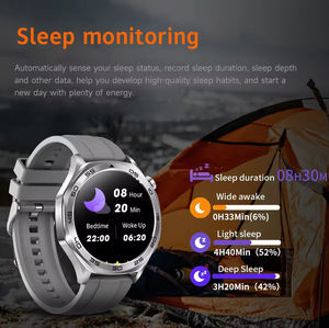 Montre connectée AK83 1,46 pouces, appels Bluetooth, plus de 100 modes sportifs, suivi de la fréquence cardiaque, assistant vocal, 400 mAh, étanche IP68, montre de sport d'extérieur - Product Image 6