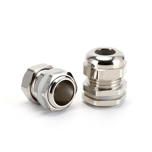Connecteur étanche pour câble métallique, connexion filetée 8-38mm, argent, pour machines d'éclairage, stockage d'énergie nouvelle - Product Image 1