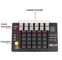 Contrôle simple Mini batterie 18/30 CHs contrôleur sans fil contrôleur DMX Console de lumière de scène équipement d'ambiance de scène