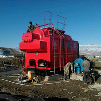 Boiler Biomassa 2t Boiler Uap Kayu Bakar Mini Vertikal Boiler Pembakaran Kayu Biomassa