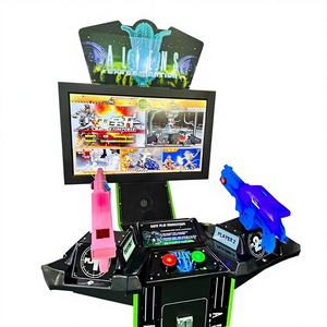 Machine de jeu d'arcade de tir à l'arc de simulation en vente chaude, machine de jeu vidéo électronique de tir sur table, machine d'arcade de tir <span class=keywords><strong>Aliens</strong></span> Time Crisis 4 - Product Image 6