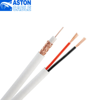 Aston bajo de la fábrica pérdida RF CCA BC LMR400 50 ohm 75 ohm RG58 RG59 CCTV CATV Coaxial Cable