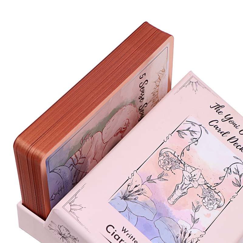 Пользовательская печать, колода ораклов, персонализированные карты Таро, золотые карты Таро