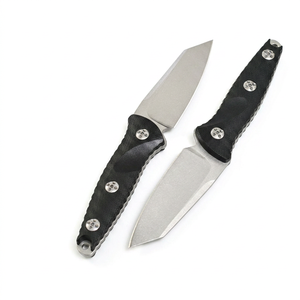 Cuchillo Plegable Multifuncional Micro Tech Alpha con Mango de Acero Inoxidable, Personalizable, OEM/ODM, para Camping, EDC, Aire Libre - Product Image 3
