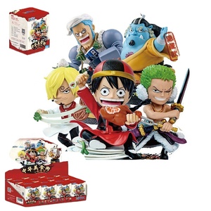 Set de 8 Figuras de Anime, Cajas Misteriosas de Alta Calidad, One Piece, Comida China para Niños, Regalos de Aniversario, Edición Q, Luffy <span class=keywords><strong>Zo</strong></span> - Product Image 2