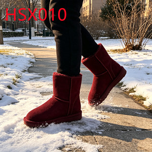 Botas de Invierno <span class=keywords><strong>para</strong></span> <span class=keywords><strong>Mujer</strong></span> HY, Rusia, <span class=keywords><strong>para</strong></span> Remover Nieve y Prevenir Corrientes de Aire Frío, Forro de Lana Real, 5 Pulgadas, Hua Singh, Botas Cálidas <span class=keywords><strong>para</strong></span> <span class=keywords><strong>Mujer</strong></span> HSX007 - Product Image 4