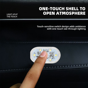 Lampe <span class=keywords><strong>LED</strong></span> sans fil pour plafonds de <span class=keywords><strong>camion</strong></span>, ampoules <span class=keywords><strong>LED</strong></span> de lecture intérieures à chargement USB, éclairage de coffre de voiture, éclairage intérieur de voiture - Product Image 4