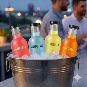 Venta Directa de Fábrica de Botellas de Vidrio Personalizadas con Tapa de Rosca de 500ml, 550ml, 600ml para Bebidas, Cerveza, Licor, Whisky y Ron - Product Image 3