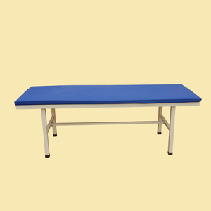 Cama de masaje de 180x60 cm con cojín azul, cuatro patas reforzadas, cama de fisioterapia para uso en clínicas y salones de belleza. - Product Image 1
