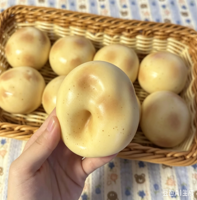 Jouet Squishy en forme de pomme de terre simulée, style alimentaire, fait main, à rebond lent, anti-stress, cadeau promotionnel de remerciement pour collectionneurs