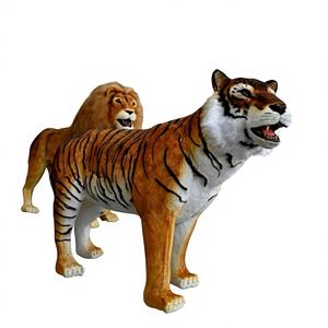 Modelo de Tigre Animatrónico de Resina Gecai, Tamaño Real, para Parque de Atracciones, con Control Automático y Uso Interior/Exterior - Product Image 1