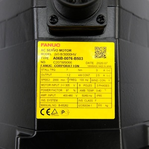 Moteur d'axe de machine FANUC A06B-0076-B503 Alpha AC, pièces de rechange pour l'automatisation industrielle - Product Image 2