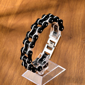 <span class=keywords><strong>Chaîne</strong></span> <span class=keywords><strong>de</strong></span> <span class=keywords><strong>vélo</strong></span> personnalisée <span class=keywords><strong>Bracelet</strong></span> en acier inoxydable pour <span class=keywords><strong>homme</strong></span> Bijoux Punk Cool Rocker <span class=keywords><strong>Bracelet</strong></span> pour <span class=keywords><strong>homme</strong></span> - Product Image 3