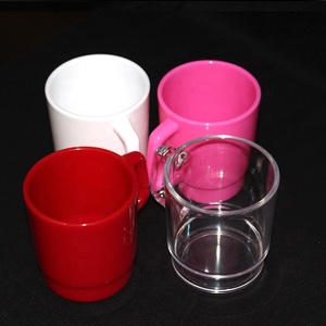 Cốc Trẻ Em 10Oz Có Thể Xếp Chồng Lên Nhau Bền Chắc Thân Thiện Với Môi Trường Cốc Cà Phê Bằng Nhựa Có Tay Cầm Để Uống Cà Phê Trà Sữa Nước Trái Cây - Product Image 4