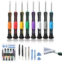 Fabricant de tournevis PHILLIPS fendu Torx montre iphone réparation ouverture levier boîte à outils kit de tournevis multiples