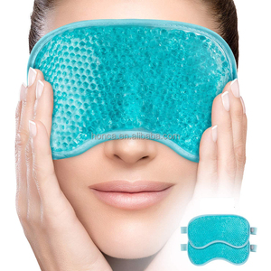 Cuscinetti in Gel Super Morbidi per Occhi con Fascia Elastica, Impacco Caldo/Freddo, Perle di Gel Rinfrescanti, Sollievo da Occhiaie e Gonfiore, per Dormire - Product Image 3
