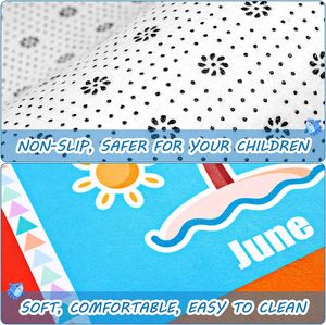 <span class=keywords><strong>Tapis</strong></span> <span class=keywords><strong>de</strong></span> jeu en coton pour bébé, <span class=keywords><strong>tapis</strong></span> d'éveil pour bébé, <span class=keywords><strong>tapis</strong></span> <span class=keywords><strong>de</strong></span> <span class=keywords><strong>sol</strong></span> pour bébé, grand <span class=keywords><strong>tapis</strong></span> super doux et extra épais (0,8 cm) avec surface en peluche, pliable - Product Image 5