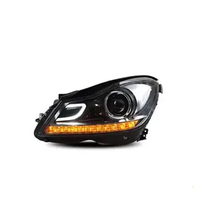 BIMMOR modified headlight For Mercedes Benz W204 headlights halogen upgraded to xenon 2011-2014 facelift Headlamp plug and play