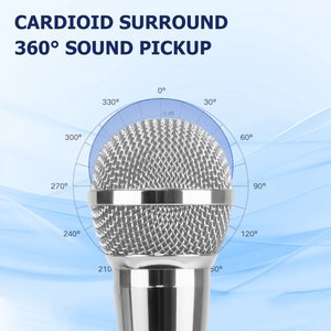 Ws1 năng động sống Card âm thanh Microphone XLR có dây khuếch đại Loa cho máy tính gia đình hội nghị karaoke Studio sử dụng không dây - Product Image 4
