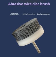 Brosse à disque abrasive DIY Youda importée, poils en nylon DuPont, carbure de silicium, pour polissage de surface, usage industriel, 50 mm