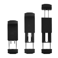 Clip de sécurité rétractable pour téléphone portable 65-185 mm avec griffe porte-accessoire universelle, support trépied pour tablette et téléphone, pince à ressort en plastique