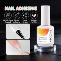 Adhésif Gel UV Transparent Longue Durée Non Toxique pour Faux Ongles et Strass – Idéal Salon Professionnel et DIY Nail Art Créatif