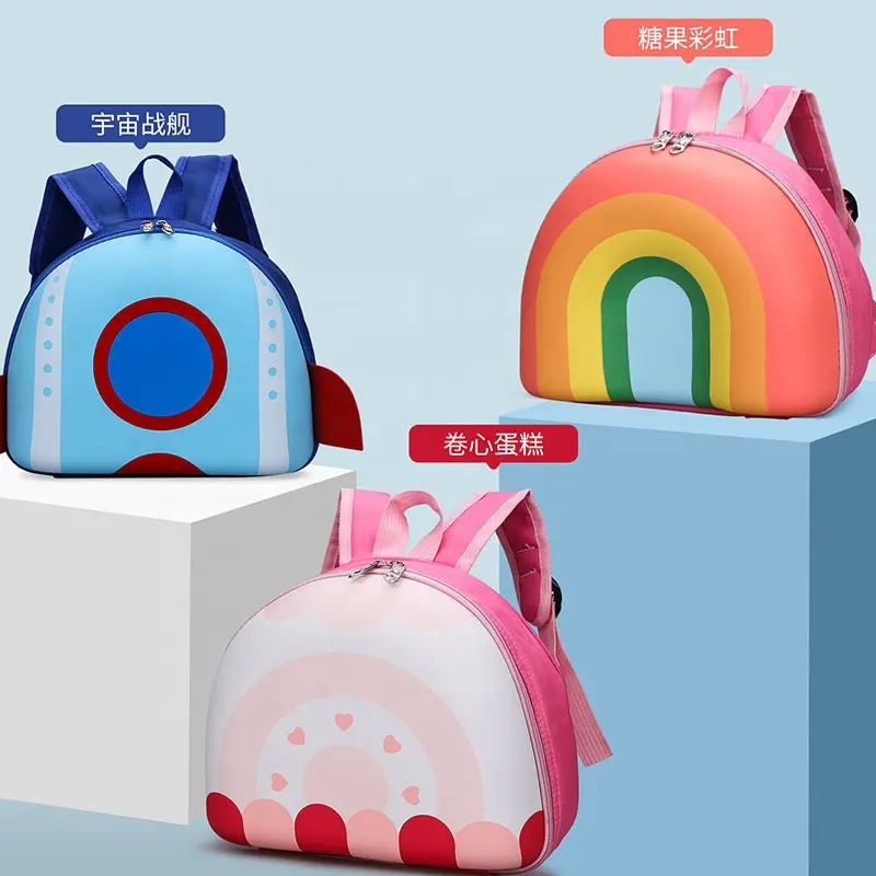 गर्म बिक्री 3D कार्टून कैंडी कलर बच्चे Backpacks बालवाड़ी बस्ता बच्चों के बैग बच्चों को स्कूल बैग लड़कियों को लड़कों Backpacks