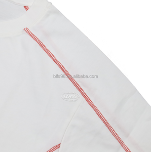 Camiseta Extra Grande Personalizada para Hombre con Ribete en Contraste, Estampado de Letras, Cuello Redondo, Manga Corta, Informal, de Algodón, Estilo Jersey - Product Image 5