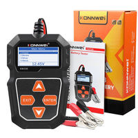 Analizador Portátil de Baterías y Sistemas de Carga Automotrices de 12V, Herramienta de Diagnóstico de Baterías Automotrices KONNWEI KW208