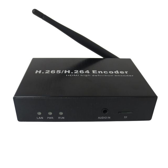 Mini Digital Broadcast Media Video Encoder with WiFi HD Loopout 1080p60 H.264/H.265 Live Encoder for IPTV Stream