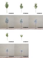 Branches de pin artificielles blanches, petites brindilles de pin factices pour la décoration d'arbres de Noël DIY
