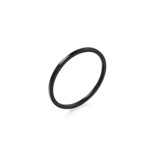 Mestiere Lupo modelli di Esplosione semplice e molto sottile di modo selvaggio coppie modelli femminili anello liscio in acciaio al titanio anello sezione - Product Image 6