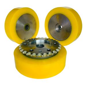 Carretilla elevadora eléctrica directa de fábrica, neumático de poliuretano, tamaño 230*75/82*45-5 agujeros, rueda motriz, neumático de camión, neumático de carretilla elevadora - Product Image 1