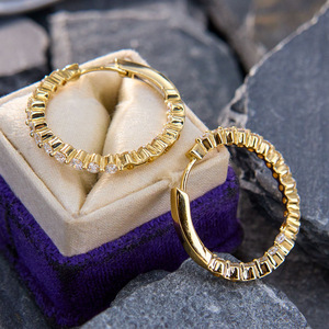 Orecchini a Cerchio Rotondi per Donne, Design Semplice a Cerchio, Accessori per Orecchie da Indossare Quotidianamente - Product Image 3