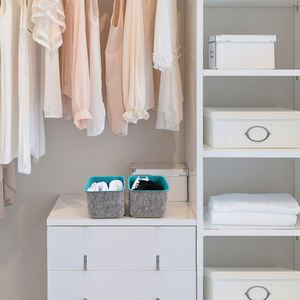 Felt Tray Home Office Desk Cosmetic Bins Compartment Bedroom Closet Organization Felt <b>Drawer</b> <b>Organizer</b> Storage Bin - Product Image 5