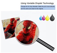 Impresora de Tinta Comestible Todo en Uno para Cabezal de Impresión XP600, Alta Velocidad, Impresión 3D Directa a Alimentos, Máquina Automática Portátil para Imprimir en Chocolate