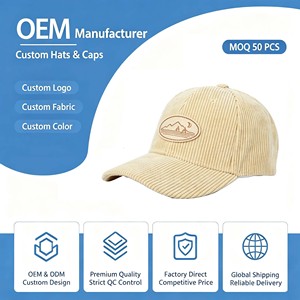 6-Panel Twill Baseball <b>Cap</b> with Curve Brim <b>Vintage</b> Style Low Profile Adjustable Fit Customizable 3D Embroidery Cotton Fabric - Product Image 1