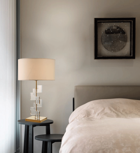 Đèn Gia Dụng Kiểu Mỹ Đơn Giản Hiện Đại Đèn Bàn Kim Loại Pha Lê Lãng Mạn Ấm Áp Cho Phòng Khách Biệt Thự Phòng Ngủ - Product Image 6