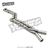 Tuyau d'échappement intermédiaire Boska personnalisé pour BMW X3M/X4M F97/F98 3.0T 2019-2023, 2,75 pouces, avec tuyau en Z/X et son actif
