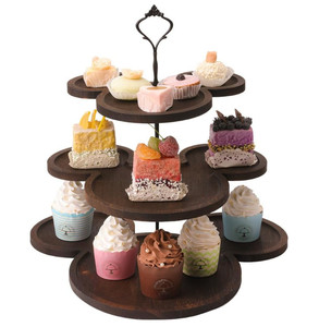 3 Tier Sinh Nhật Đảng Trang Trí Chuột Tai Bằng Gỗ Phục Vụ Khay Trang Trí Tầng Khay - Product Image 1