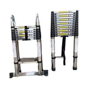 Teleskopleiter aus Aluminiumlegierung mit optimiertem, kompaktem Design und praktischer Verlängerung für den Heimgebrauch zum besten Preis. - Product Image 4
